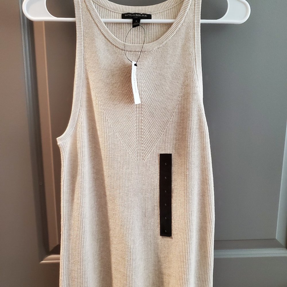 Banana Republic Sleeveless Sweater Tunic - Size S